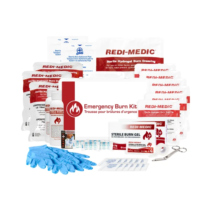 Burn Kit, Large, Plastic (P36)