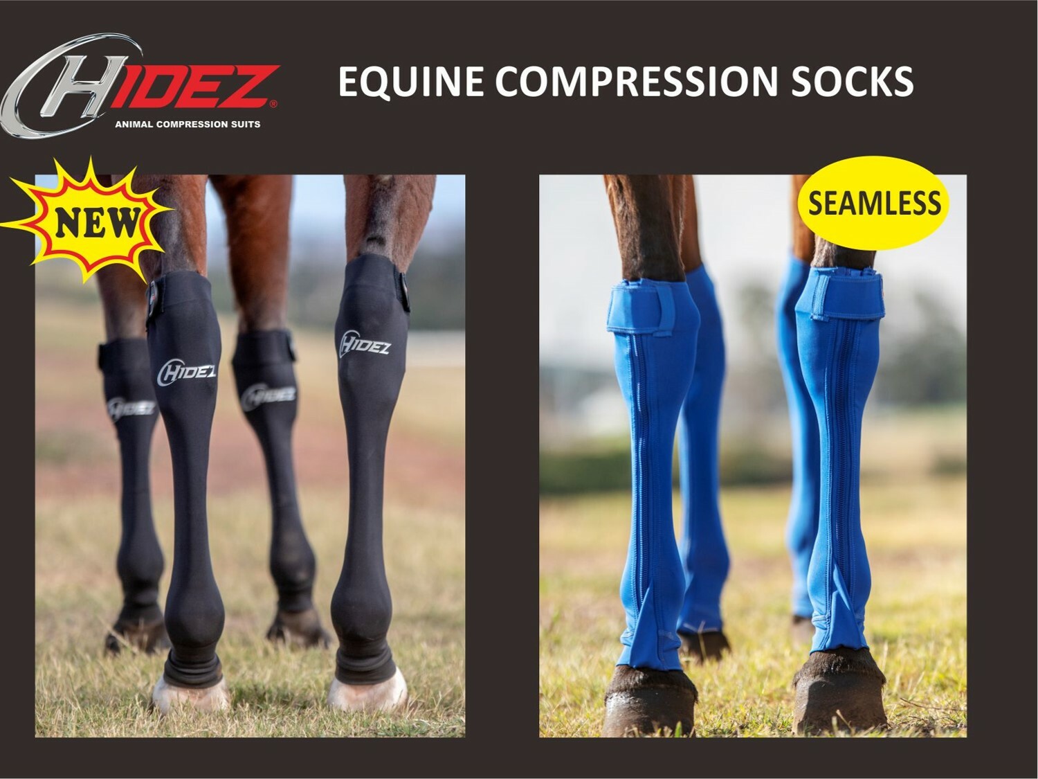 Hidez Compression Socks- BLACK - Seamless