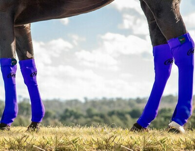 Hidez Compression Socks- Front  Blue -Size SMALL