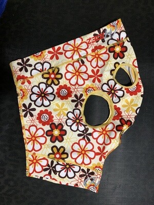 Hidez Printed Mask - medium - in-stock “Flowers”