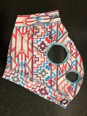 Hidez Printed Mask - medium - in-stock “pink aztec” print