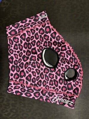 Hidez Printed Mask - small or medium - in-stock “pink cheetah” print
