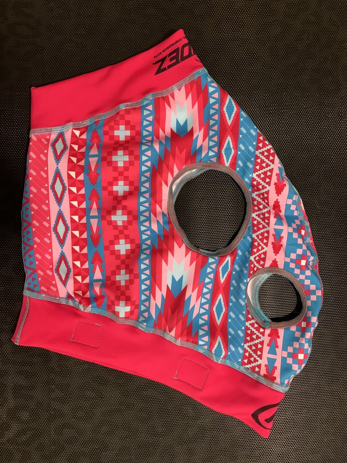 Hidez Printed Mask - medium - in-stock “hot pink Aztec ” print
