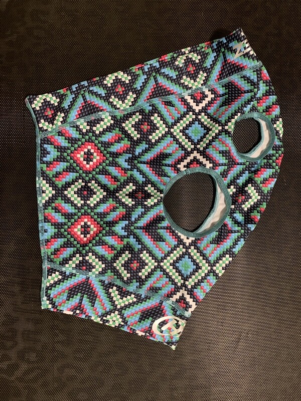 Hidez Printed Mask - medium - in-stock “beaded” print