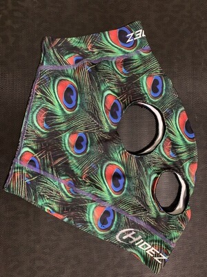Hidez Printed Mask - medium - in-stock “peacock eyes” print