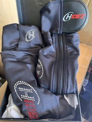 Hidez Compression Socks- Hind Black Bling -Large