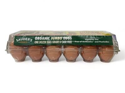 Saunder's Amish Jambo Brown Organic Eggs (30oz) 851g