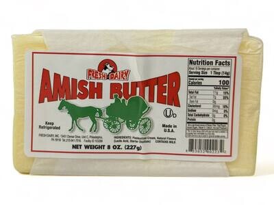Fresh Dairy Amish Butter 8oz (227g)