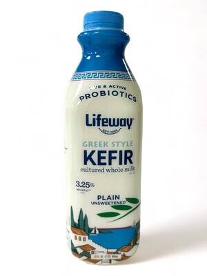 Kefir Lifeway Greek Style 3.25% 946ml.