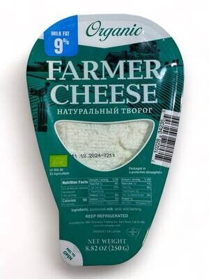 Organic Farmer Cheese 9% 8.82oz (250g)