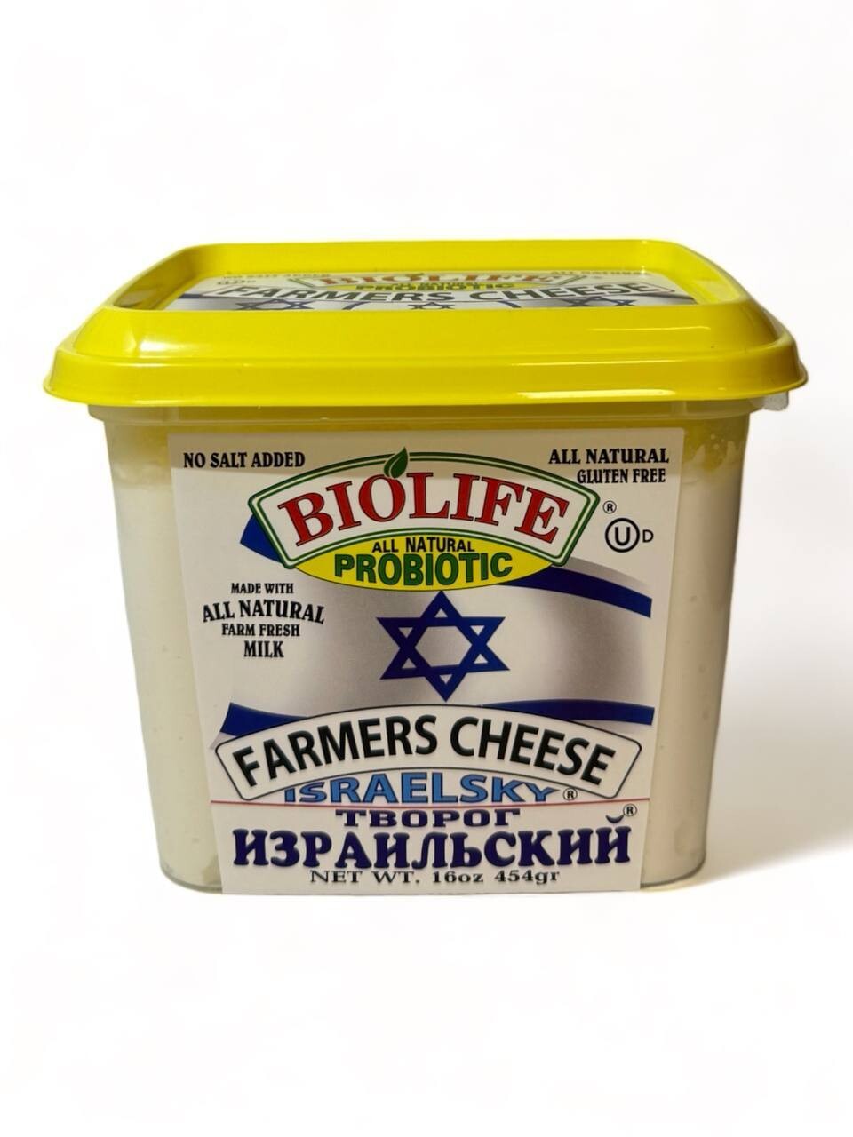 Biolife Farmer Cheese Israelsky 16oz (454g), image size:960x1280