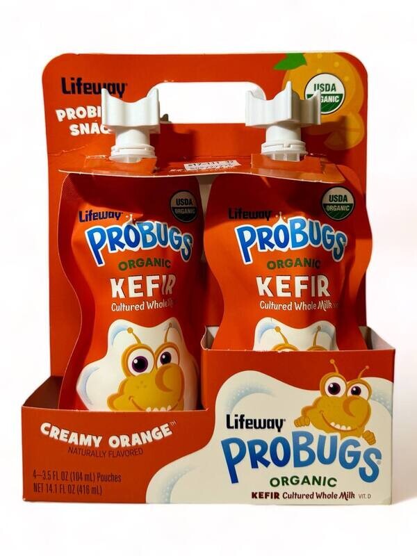 ​Lifeway Organic Kefir With Orange 4 pieces 416 ml.