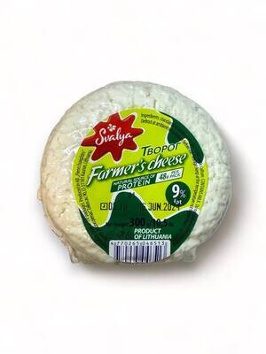 Svalya Farmer Cheese 9% 10.5oz (300g)