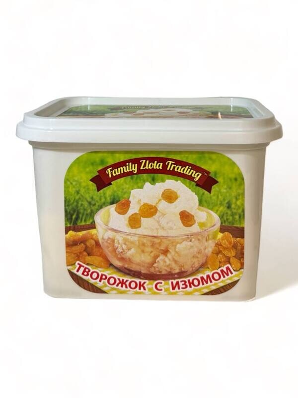 Sweet Cottage Cheese With Raisins 16oz (454g)