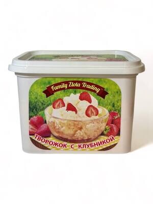 Sweet Cottage Cheese With Strawberry 16oz (454g)