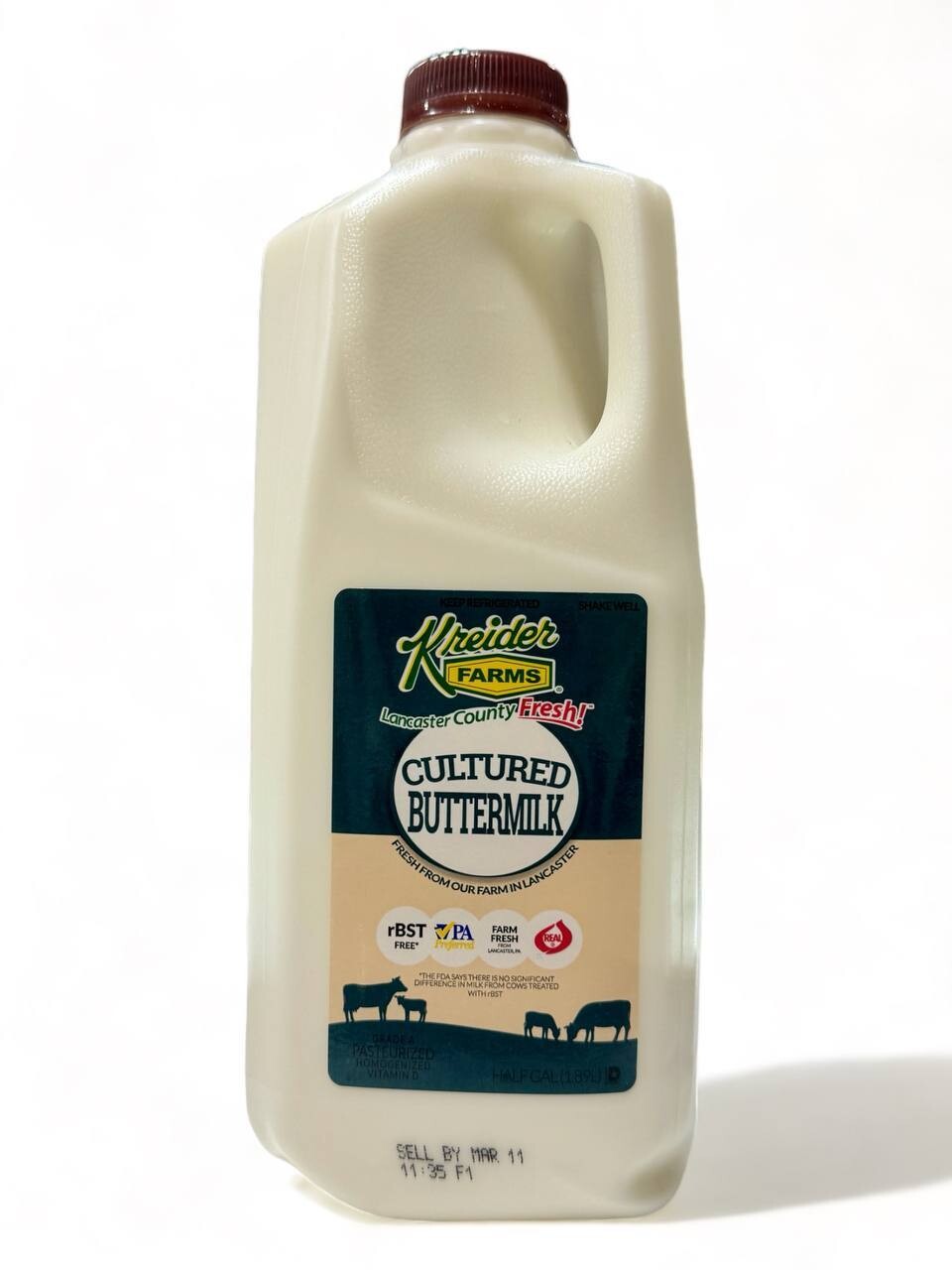 Kreider cultured buttermilk 1.89L