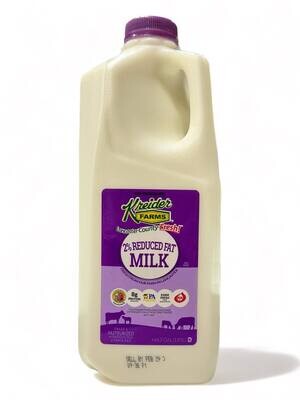 Kreider 2% Reduced Fat Milk 1.89L