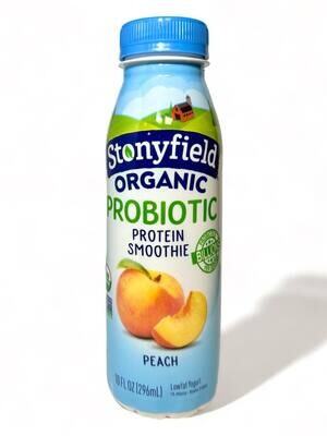 Stonyfield Organic Probiotic Lowfat Yogurt Peach 10oz (296ml.)