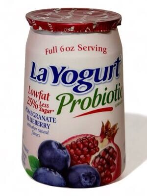 La Yogurt Lowfat Probiotic With Pomegranate Blueberry 6oz (170g.)
