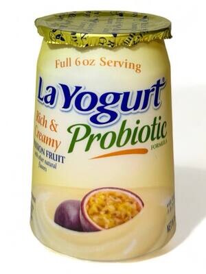 La Yogurt Lowfat Rich&Creamy Probiotic With Passion Fruit 6oz (170g.)