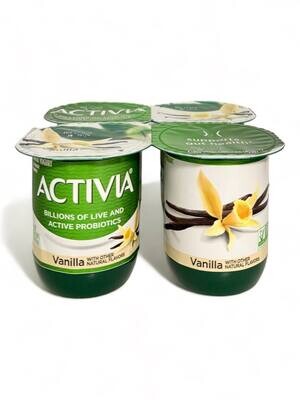 Activia Lowfat Yogurt With Vanilla 4-4oz (453g.)