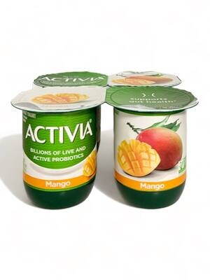 Activia Lowfat Yogurt With Mango 4-4oz (453g.)