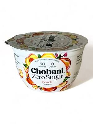 Chobani Yogurt Zero Sugar With Peach 5.3oz (150g)