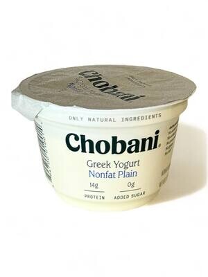 Chobani Greek Yogurt Nonfat Plain 5.3oz (150g)