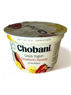 Chobani Greek Yogurt With Strawberry Banana 5.3oz (150g)