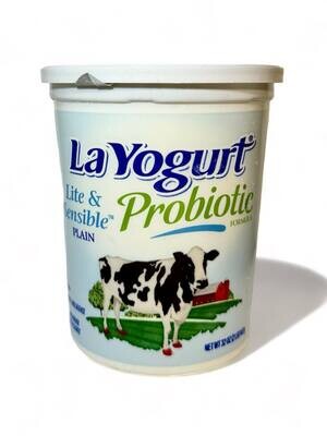 La Yogurt Probiotic Plain 32oz (907g.)