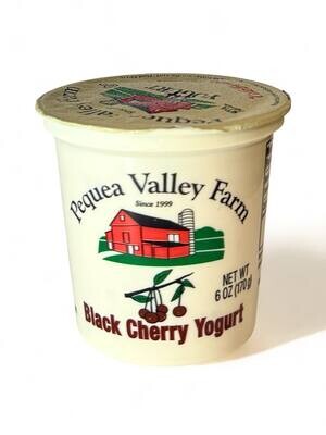 Pequea Valley Farm Yogurt With Black Cherry 6oz (170g)