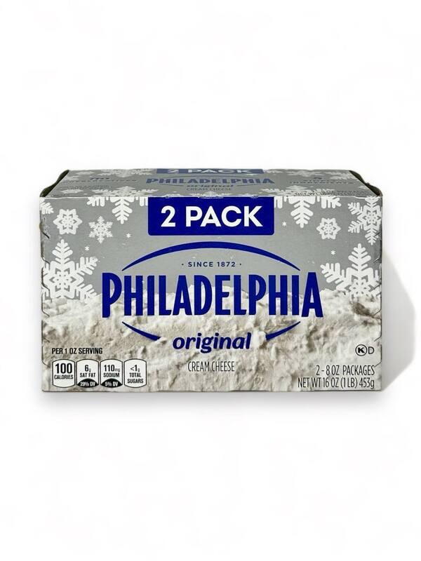 Philadelphia Original Cream Cheese 2pk 2*8oz(453g.)
