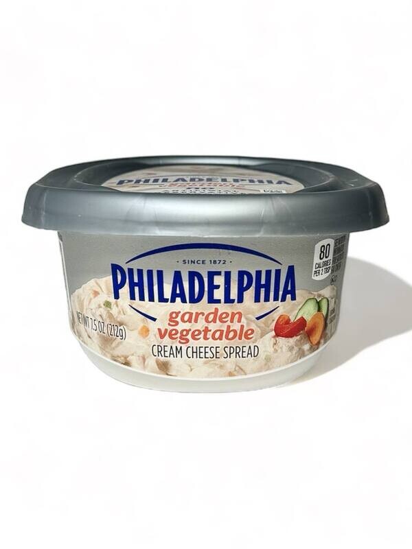 Philadelphia Cream Cheese Spread With Garden Vegetable  7.5oz (212g.)