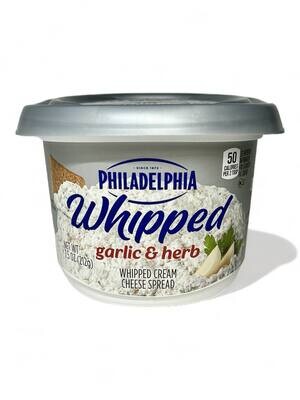Philadelphia Whipped Cream Cheese Spread With Garlic&Herb 7.5oz (212g.)