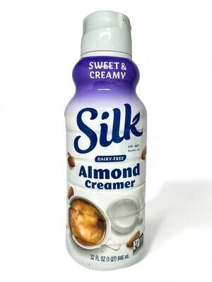 Silk Almond Creamer With Sweet&Creamy 32oz (946ml.)