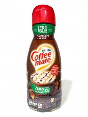 Coffee Mate Creamer With Chocolate Caramel Zero Sugar 32oz (946ml.)