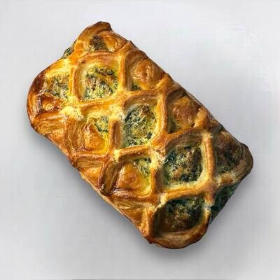 Bun With Spinach and Feta