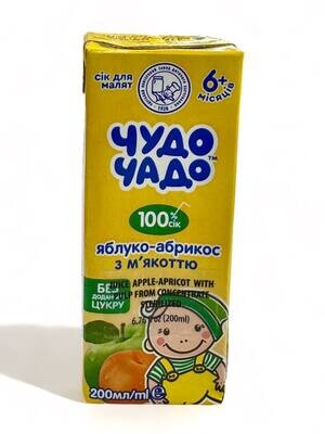 Juice No Sugar With Apple-Apricot (200ml.)