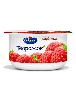 Savushkin Dessert Paste With Strawberry 4.23oz (120g.)