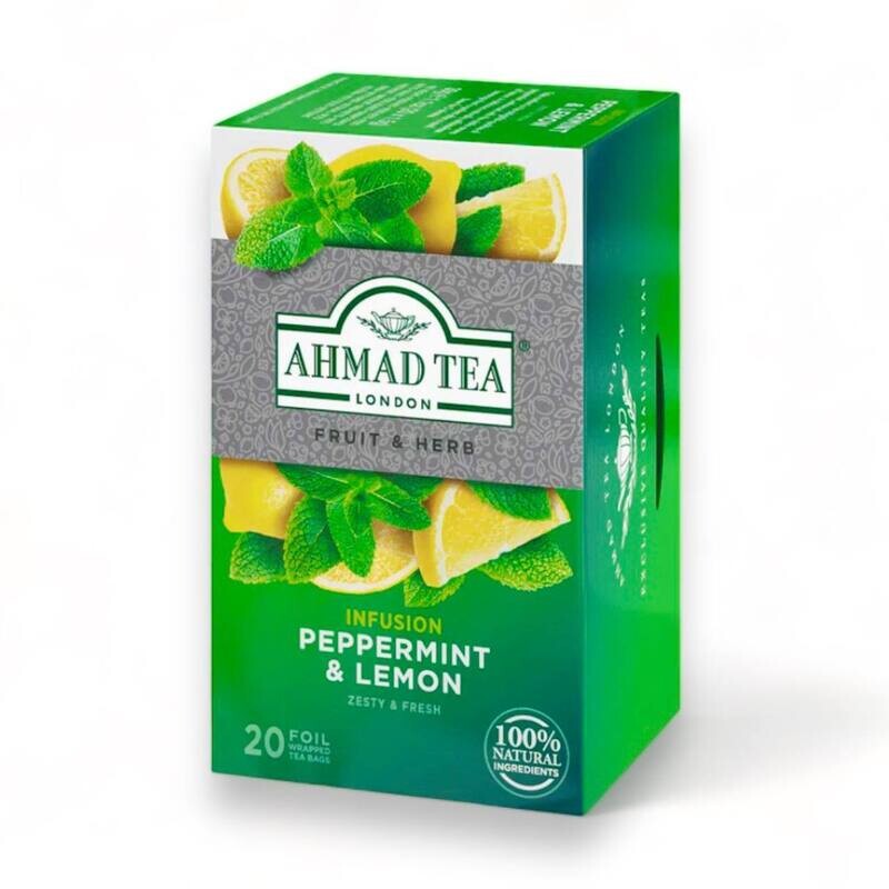 Ahmad Peppermint & Lemon Herbal Tea