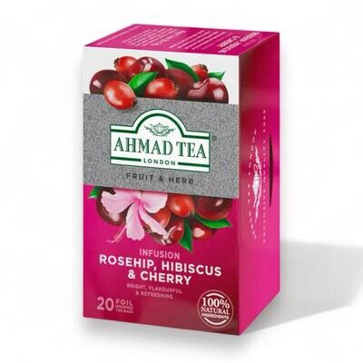 Ahmad Rosehip, Hibiscus & Cherry Herbal Tea