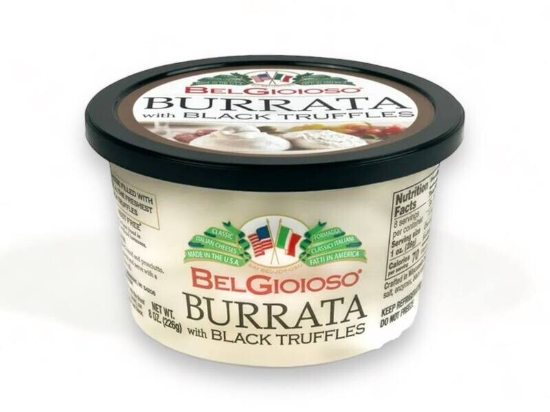 Cheese „BURRATA" With Black Truffles 226g.