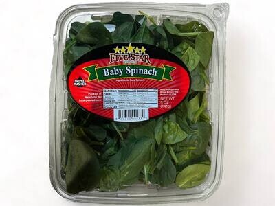 Baby Spinach / 5oz (141g.)