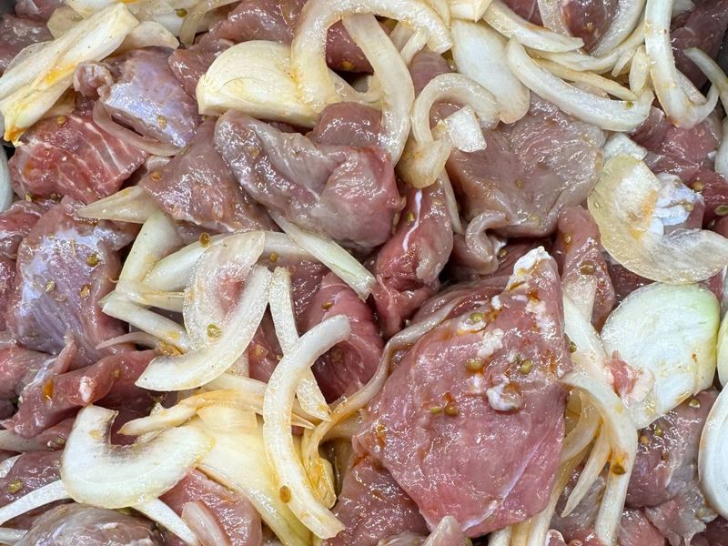 Veal Marinated for Barbecue /Lb.