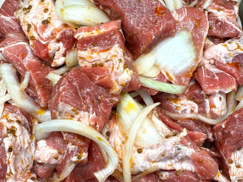 Marinated Pork for Barbecue /Lb.
