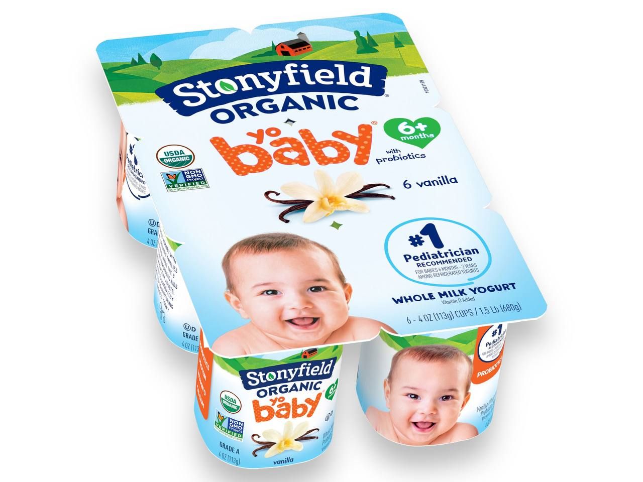 Stonyfield Organic Yogurt With Vanilla (680g)