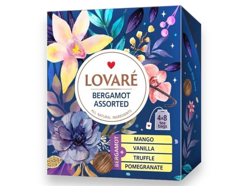 Lovare Tea Bergamot Assorted (32 bags)