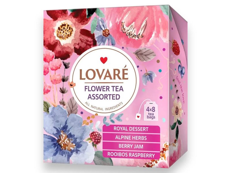 Lovare Tea Flower Assorted (32 bags)