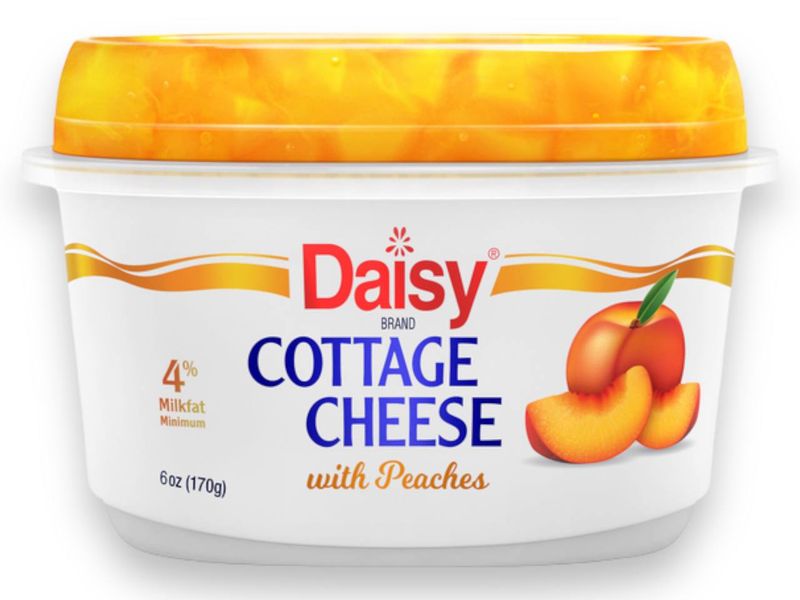Cottage Cheese With Peach 4% (170g)