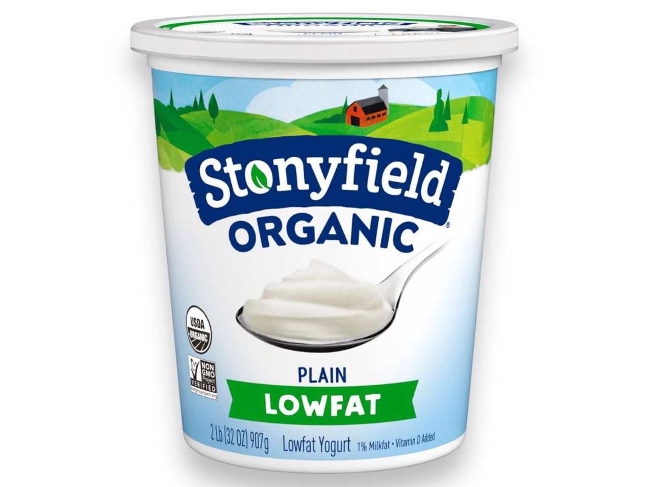 Organic Plain Lowfat Yogurt (907g)